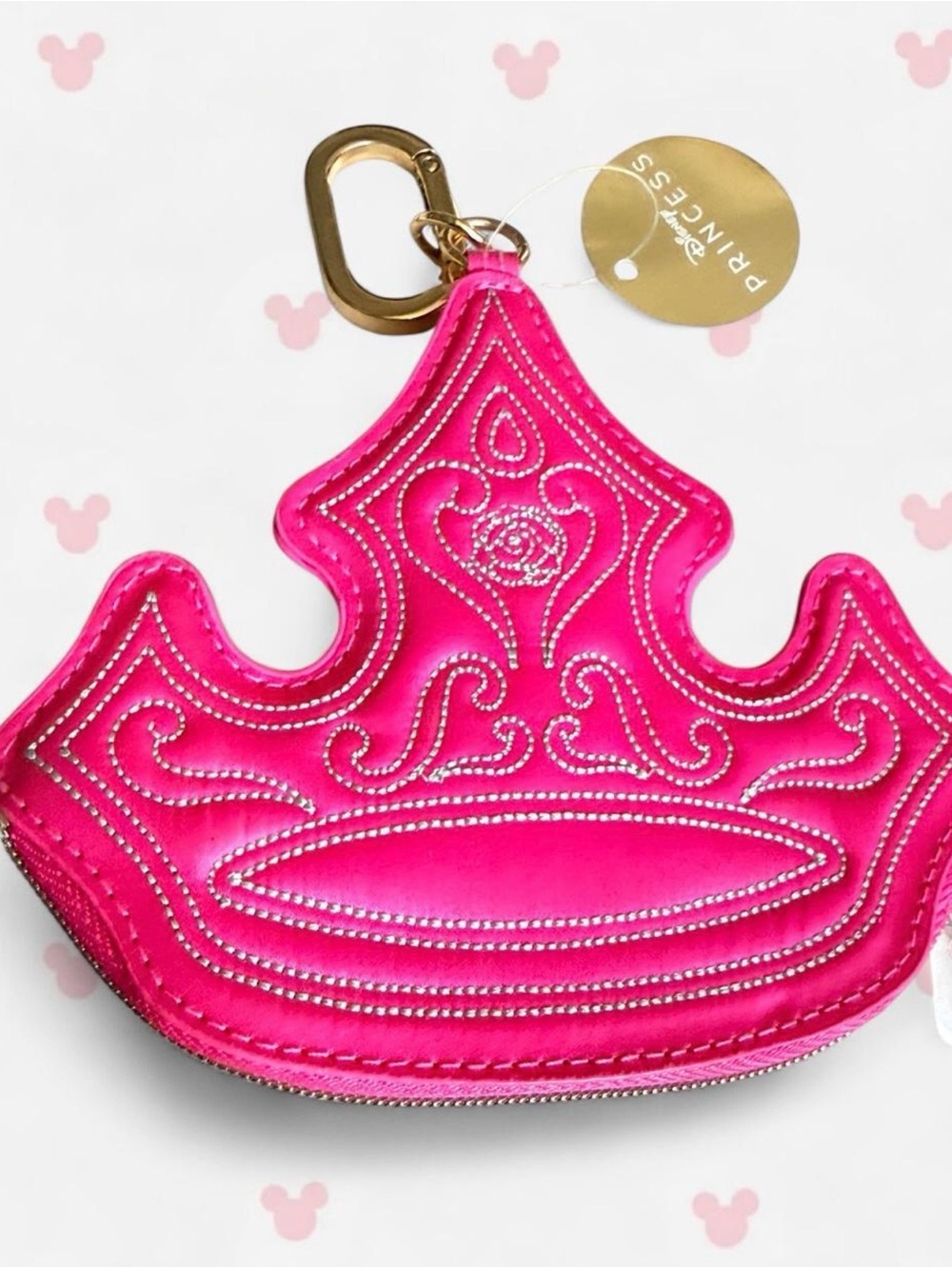 Disney Princess Aurora crown coin pouch